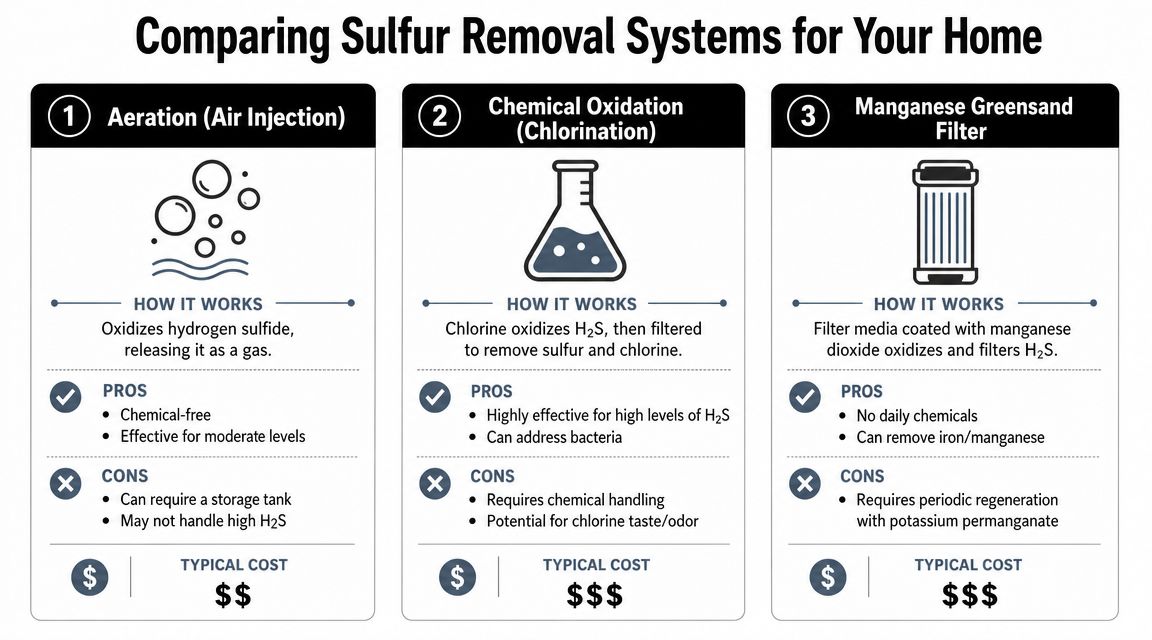 Comparing Sulfur Removal Systems for Your Home